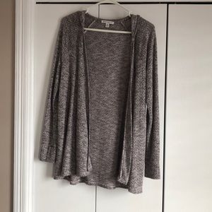 Hooded cardigan